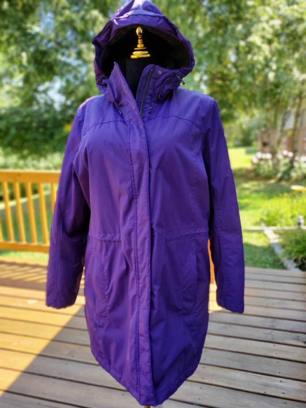 LL Bean Winter Warmer Coat XL Purple